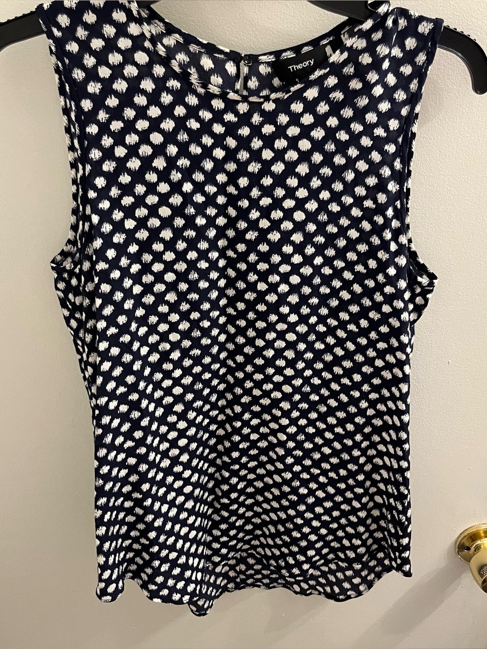 Theory 100% Silk Blouse Size P/XS